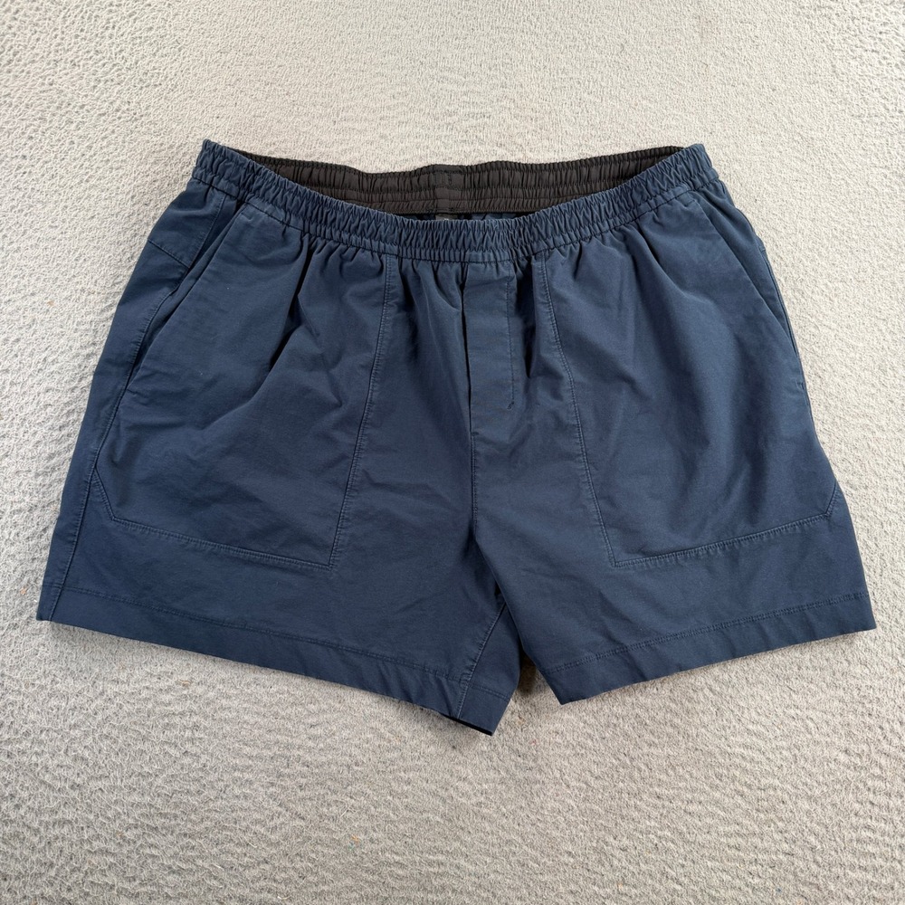 Lululemon Bowline Shorts Men 2XL Blue Drawstring 5" Inseam LM7BDDS Athleisure